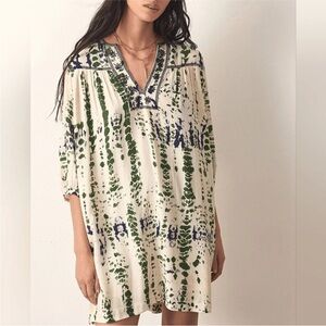 ba&sh Tie-Dye Boho Mini Shift Dress | Size 2 / Medium